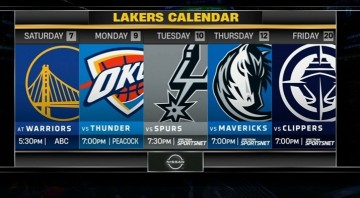 APP下载-湖人8连主首战告捷！后续面对勇士雷霆马刺独行侠快船绿军魔术